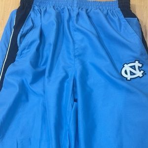 NORTH CAROLINA ~ TAR HEEL BLUE ~ TRACK PANTS ~ MENS SZ LARGE